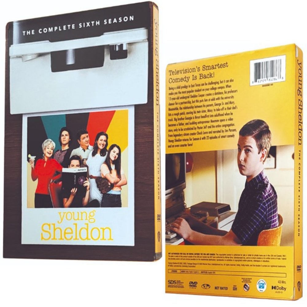 Young Sheldon Season 6 DVD Brand New Bundled Box Set